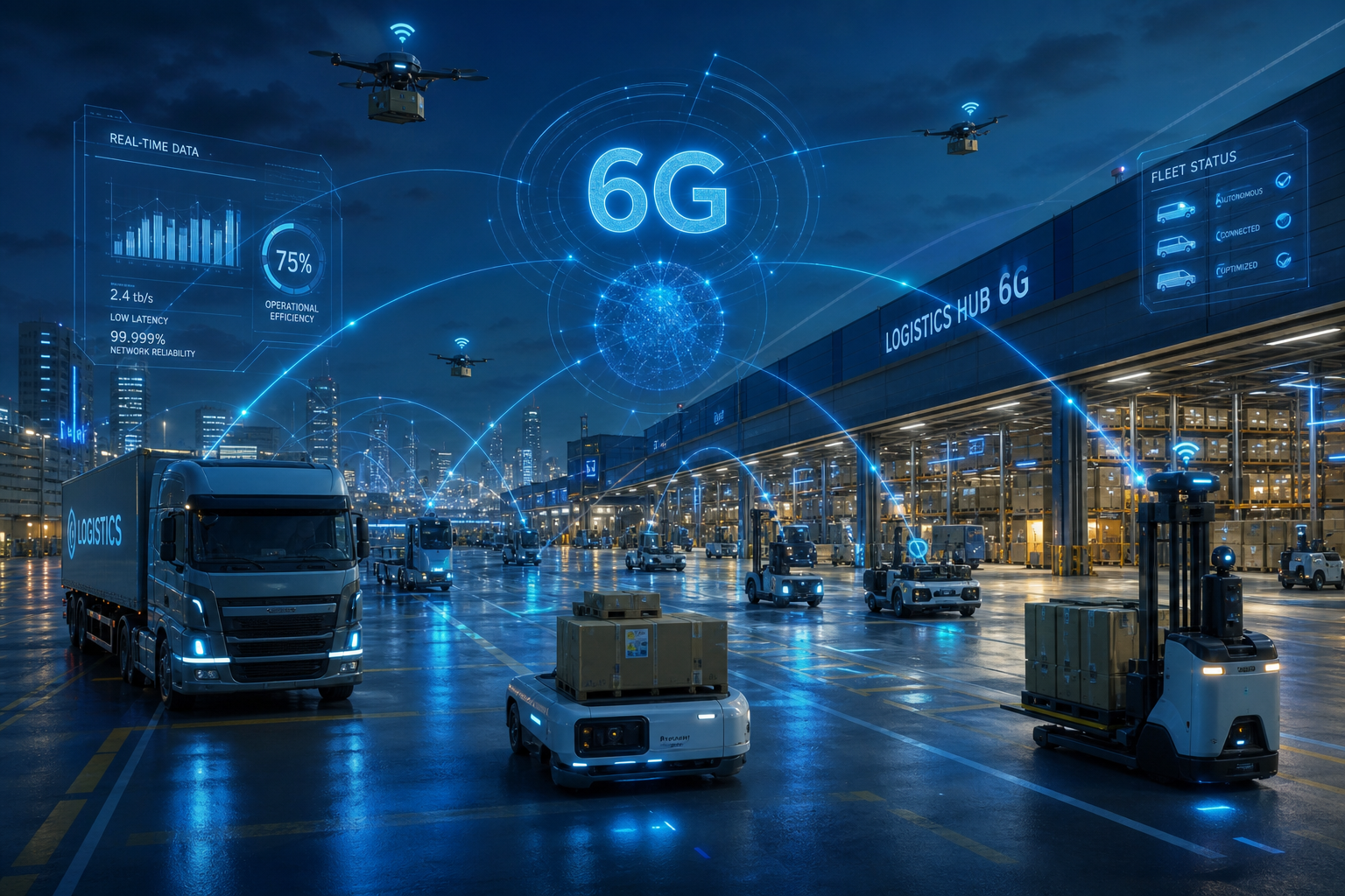 Red 6G Acelera la Conectividad en Logística