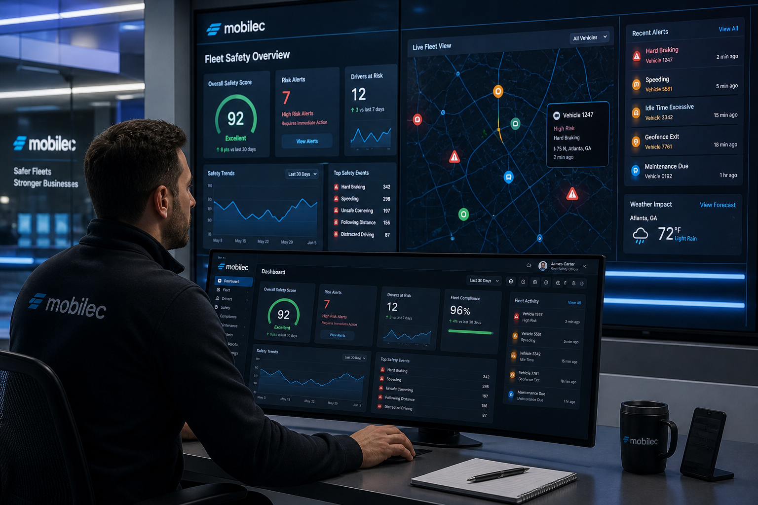 Cómo Mobilec Está Transformando la Seguridad en Flotas